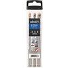 ALPEN 9084058 Astuccio Punte SDS Plus F4 (3 pezzi) Ø 5/6/8 mm