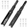 KtbeYTi 2 Pezzi Guide per Cassetti 45 x 150 mm, Cassetti Guide a Estrazione Totale con Cuscinetti a Sfera, Può Essere Esteso 285 mm Portante 45 KG