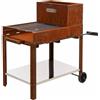 AgriEuro TOP-LINE Barbecue a legna e carbone Super Flipper in corten