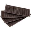 Lurch FlexiForm 585084 - Set di 2 stampi da forno in 100% silicone platino senza BPA (3 scomparti, set da 4), colore marrone