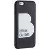 StilGut Premium Cover, Custodia in vera pelle compatibile con iPhone 6s Plus, Like Berlin Edition - Nero Nappa