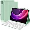 SENGBIRCH Cover con Tastiera per Lenovo Tab P11 (2 Gen), Italiano Tastiera per Lenovo Tablet, Tastiera Bluetooth Magnetica Rimovibile, Slim Smart Cover per Lenovo Tab P11 11.5 2 Generazione, Verde Chiaro