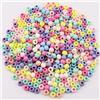 HUASUN Perline acriliche in multicolore, 400 pezzi, 10 mm, perline pony, per fai da te collana bracciale fabbricazione regalo di compleanno