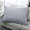 SWJ-swjssb Federe Cuscini 40X70,Federe Cuscino 50x70 Lino Copri Cuscini Per Soggiorno Divano Letto Rettangolare,Copricuscini Con Chiusura A Cerniera Morbido E Traspirante Pillow Covers ( Color : Light Gray , Siz