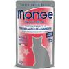Monge Natural Superpremium 80 gr Tonno Pollo e Gamberi Bustina Per Gatti
