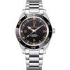 CEYADG Pagani Design PDYS005 - Orologio da uomo analogico giapponese automatico con cinturino in acciaio inossidabile e pelle, Acciaio nero, Bracciale