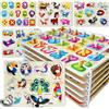 QUOKKA Puzzle Legno Bambini 1 2 Anni - Set 6 Puzzle Alfabeto 3 4 5 Anni - Giocattolo Montessori ABC in Legno - Gioco Educativo Regalo per Bambini e Bambine 1 2 3