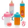 DIELIANHUA 4 pcs Biberon Magico per Bambole e 2 pcs Ciuccio, Bottiglia Latte con Ciuccio, Accessori per Bambole, Adatto a Bambini di Età Superiore a 3 Anni