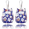 Dragon Porter Orecchini Pendenti Gatto Gufo Carina; Gioielli per Donne (Stile 10 - Blu Scuro)