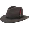 Stetson Cappello in Lana Yutan Donna/Uomo - Cappelli da Uomo di Feltro Pioggia con Fascia Pelle Estate/Inverno - L (58-59 cm) Serpente