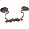 LorenzFerart Portacandele ferro battuto - Candelabro 6194 L24 H17 - Produzione artigianale Made in Italy