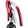 KAYCROWN BestUtensils Kit apribottiglie professionale, in lega di zinco, con leva, tagliacapsule incluso Red