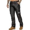 989Zé ENZO Jeans Uomo Pantaloni Casual Cargo Cotone Regular Fit Tasche Laterali EZ08 Blu 34W / 30L