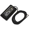 HQRP Interruttore a pedale per amplificatore per chitarra a 3 pulsanti compatibile con DigiTech FS3X di ricambio Jamman Solo XT, RP360, Trio, Whammy DT, spina ad angolo retto da 1/4, cavo da 4,3 m