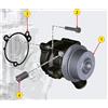 Lombardini Kohler ED0065845610-S WATER PUMP ASS.Y CAST IRON BODY Kohler Lombardini