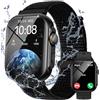 Parsonver Smartwatch Uomo Donna con GPS Integrato, Effettua/Risposta Chiamate, Orologio Smartwatch con 30M Nuoto Impermeabile, Contapassi, Cardiofrequenzimetro, Sonno, Fitness Tracker per Android iOS