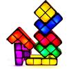 IHONYI Lampada da tavolo fai da te Tetris Puzzle Luce Notturna Creativa Impilabile Camera Da Letto Lampada Da Tavolo Bambini Puzzle Giocattolo Home Office
