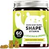 Bears with Benefits Gummies con Complesso di Nutrienti - Burn Baby Burn Shape Gummies Con Cromo, Biotina, Zinco, L-Leucina & Estratto Di Tè Verde - 60 pezzi (1 mese), Vegano, Senza Zucchero, Bears With Benefits