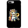 Trombone Instrument Playing Trombonist G Custodia per iPhone 7 Plus/8 Plus Unicorno Trombone Suonatore