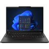 Lenovo Notebook Lenovo ThinkPad X13 Intel Core Ultra 7 155U Computer portatile 33,8 cm (13.3) WUXGA 16 GB LPDDR5x-SDRAM 512 SSD Wi-Fi 6E (802.11ax) Windows 11 Pro Nero [21LU0026IX]