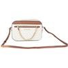 Michael Kors Women's Jet Set Item LARGE EAST WEST CHAIN Crossbody (VANILA/SOFTPINK)