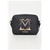 LOVE MOSCHINO Borse Donna Nero Borsa media Borsa a tracolla con logo Autunno inv