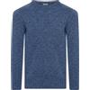 MALO Maglione blu melange