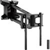 myWall HP60L - Supporto da parete motorizzato per schermi piatti da 37 a 70 (94-178 cm), portata 35 kg, telecomando radiocomandato, girevole
