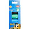 Nobby TidyUp - Sacchetti per escrementi con maniglia per il trasporto, 4 colori, 4 rotoli da 15 sacchetti