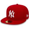 New Era York Yankees 59fifty cap MLB Basic Red/White - 6 7/8-55cm