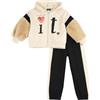 Chicco Completo Tuta Due Pezzi: Felpa E Pantaloni, Tuta Bambine e ragazze, Beige, 4 anni