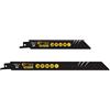 SabreCut SCRSK2BF 150 mm 225 mm 14 TPI S922BF S1122BF - Lame per sega a sciabola per taglio veloce in legno e metallo, compatibili con Bosch Dewalt, Makita e molti altri