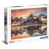 Clementoni-Le Magnifique Mont Saint-Michel Puzzle, 1000 Pezzi, Multicolore, 39367