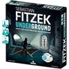 moses 90179 Fitzek Underground, Gioco di Thriller 3D per Tifosi di Escape-Game Gioco di società di Marco Teubner con Diversi Livelli di difficoltà a Partire dai 12 Anni, Nero