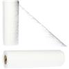AmaCasa, runner da tavola in tessuto non tessuto, decorazione a nastro per fiori da matrimonio, comunione, rotolo da 23 cm x 25 m bianco
