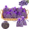 Zanfqvo 20 Sacchetti Profumati Lavanda - Lavanda Vera Essiccata per Armadi e Guardaroba - Protezione Antitarme - Profumatori per Cassetti e Ambient