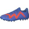 PUMA Future Play MG, Scarpe da Calcio Unisex-Adulto, Blue Glimmer White-Ultra Orange, 46.5 EU