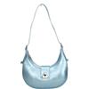 SwankySwans Ciara Shoulder Crescent Bag, Borsa a Tracolla Donna, Azzurro, Small
