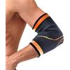 DOUBLE M, Gomitiere, Gomitiere Contro Epicondilite, Tendinite, Artrite, Gomito del Tennista, Gomito del Golfista, in Neoprene, Traspiranti, Ideali per lo Sport, Taglia Unica, Arancione.