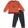 Chicco Completo Tuta Due Pezzi: Felpa E Pantaloni, Tuta Bambini e ragazzi, Multicolor, 9 mesi