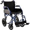 Generico Termigea | Carrozzina da transito leggera pieghevole di Termigea mod. CAR/PBTF. Sedia a rotelle per anziani e disabili con freni per accompagnatore. Portata: 110kg. (43 Cm)