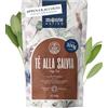 Monte Nativo Tè di salvia essiccata Monte Nativo (300g) - Erbe aromatiche senza additivi - Infusi e tisane per la tazza di tè più deliziosa - Raccolte ed Essiccate Delicatamente - Herbal Tea