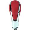 Do!LED DoLED - Pomello del cambio automatico, effetto cromato/pelle, ricambio plug play (rosso)