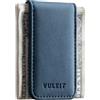 VULKIT Fermasoldi Magnetico Sottile Porta Biglietti da Visita in Pelle Porta Banconote Forte Magnete può Contenere 15 Banconote Piegate