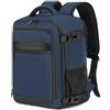 KLOSTAIN Zaino da Viaggio Easyjet 45x36x20 Zaino da Viaggio Aereo Bagaglio a Mano 30L Borsa da Cabina Zaino per Uomo Donna da Lavoro Viaggio e Trekking Scuola,15.6 Pollici Zaino Porta PC Blu Profondo