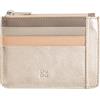 DUDU Bustina porta carte di credito in vera pelle colorata portafogli con zip Ballerina