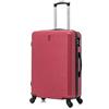 CELIMS - Valigia Media 20 kg Rigida Leggera | Valigia da Stiva 65cm Donna | Lucchetto Integrato | ABS | Trolley Medio 65cm con 4 Ruote | Bordeaux