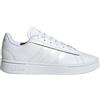 Adidas Grand Court Alpha, Sneaker Donna, Ftwr White/Ftwr White/Gold Met, 37 1/3 EU