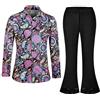 Generico Uomo Anni 70, Camicia Anni 70 Uomo, Camicia Uomo Paillettes, Camicia Paillettes Uomo, Vestiti Anni 70 Uomo, Costume Disco Anni 70 Uomo