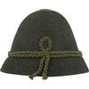 Hut Breiter Breiter cappello tradizionale bavarese largo cappello tirolese da uomo cappello con tappo da donna cappello alpino cappello per bambini cappello di feltro cappello da caccia, oliva, 52